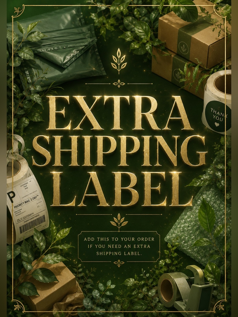 💎 Extra Shipping Label 💎